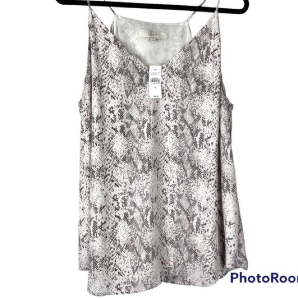 Loft snake print camisole NWOT